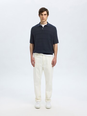 SELECTED HOMME Pullover 'SLHFoam' i blå