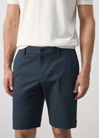 MANGO MAN Slim fit Chino Pants 'Gracia' in Blue