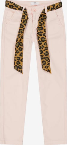 Le Temps Des Cerises Regular Chino in Roze: voorkant