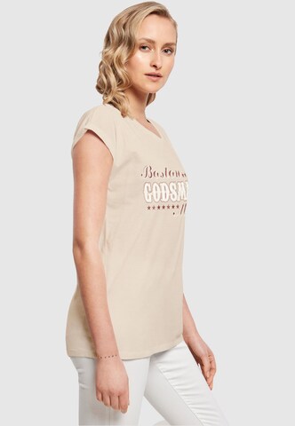 Merchcode T-Shirt 'Godsmack - Boston Made' in Beige