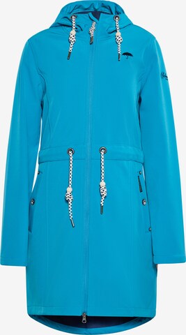 Manteau fonctionnel Schmuddelwedda en bleu : devant