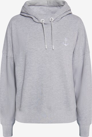 DreiMaster Maritim Sweatshirt in Grey: front