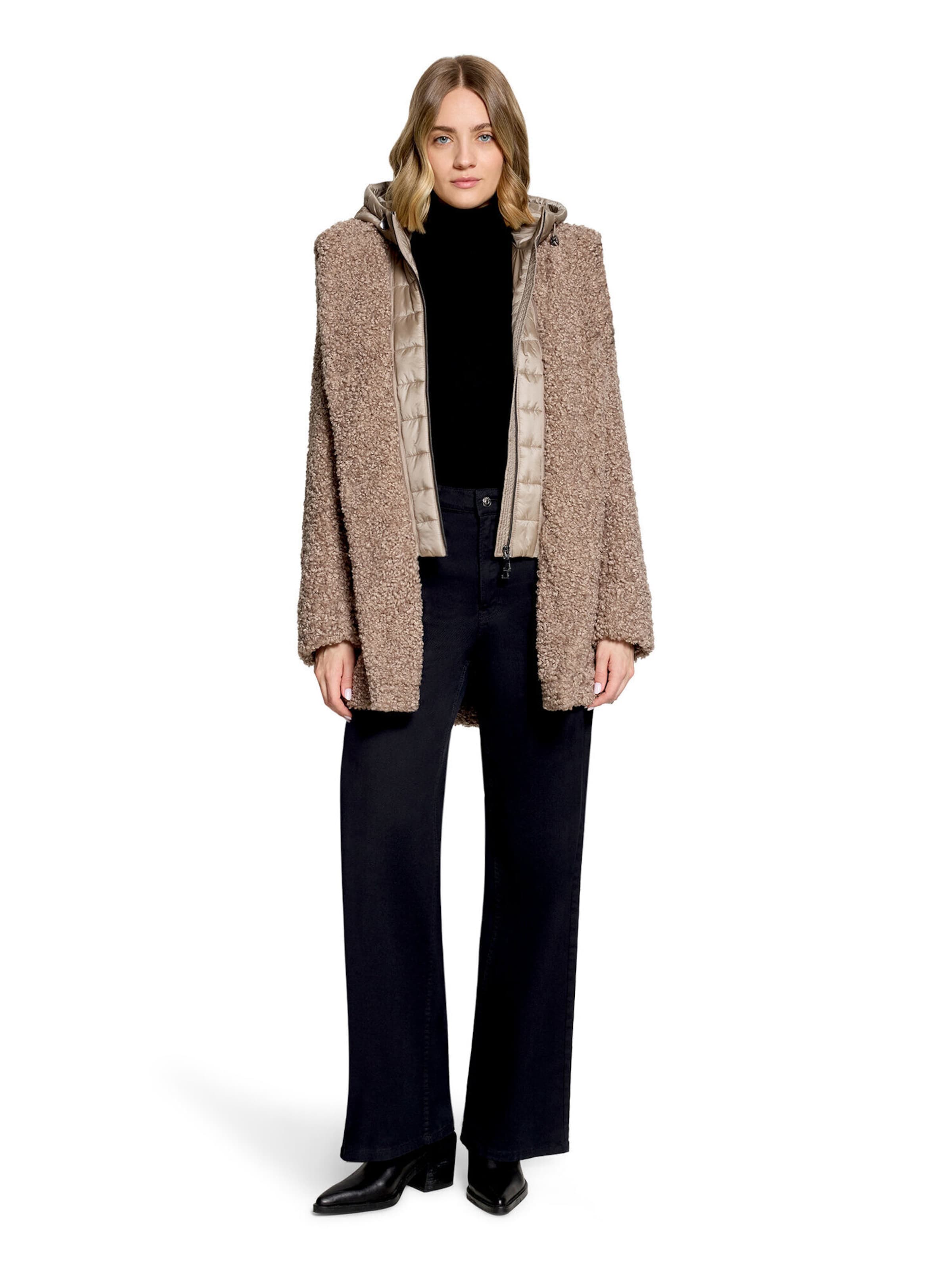 Veste mi-saison Amber & June en marron