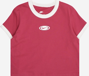 Maglietta di Nike Sportswear in rosa: frontale