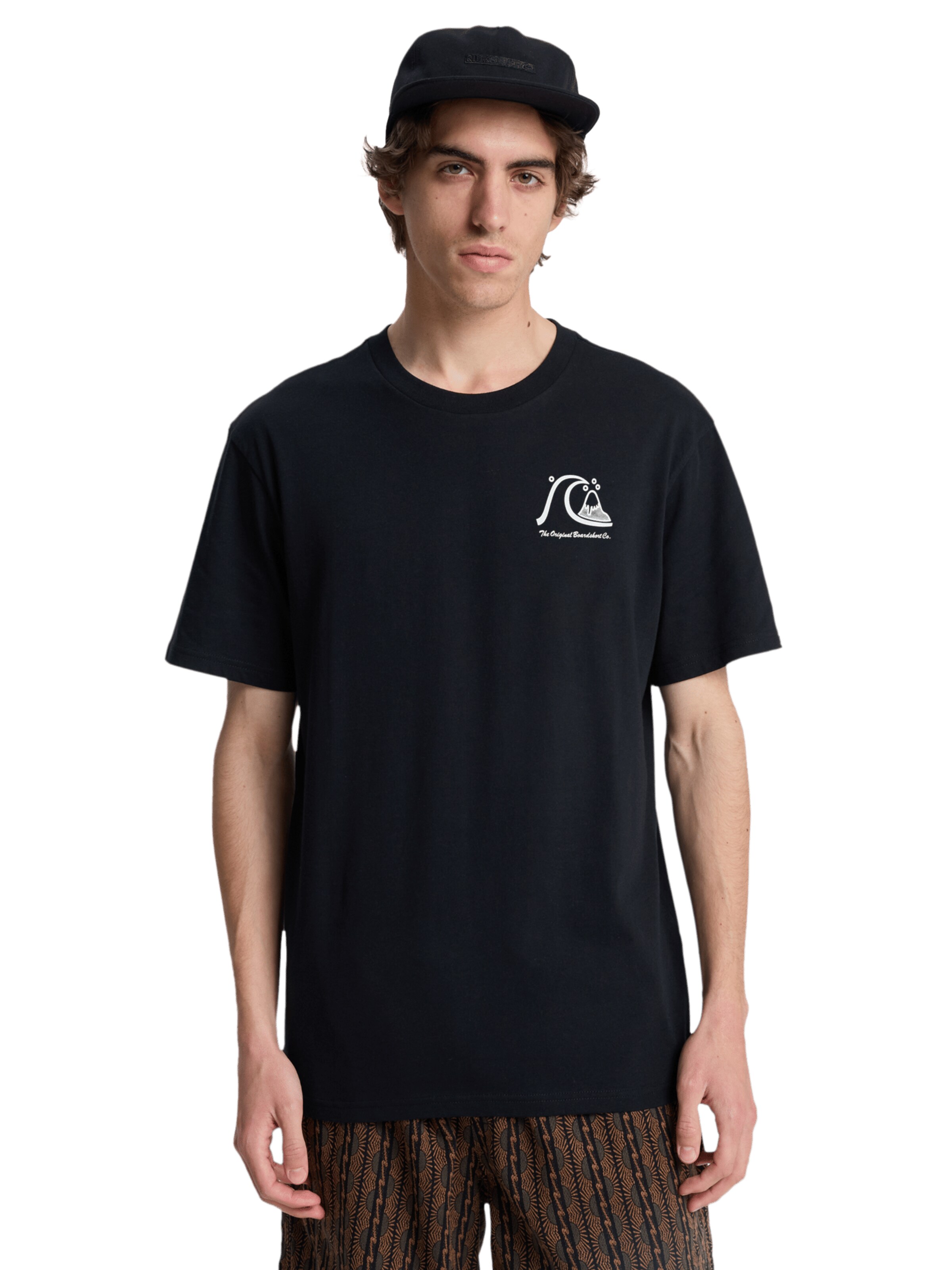 QUIKSILVER Shirt ' Evo Original ' in Black: front
