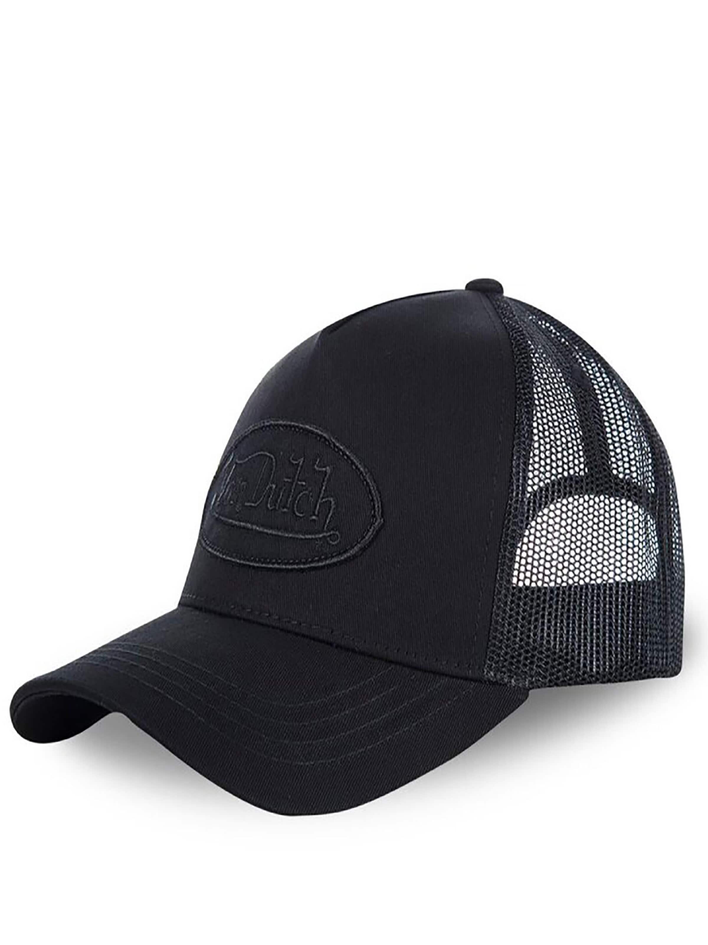 Von Dutch Cap 'Classic' in Schwarz: Vorderseite