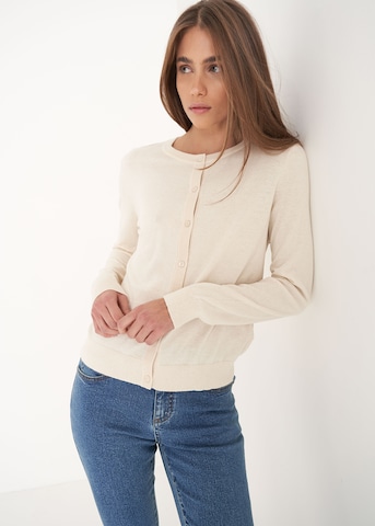 Camomilla Strickjacke CASSEL in Weiß: Vorderseite