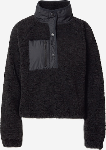 Cotton On Athletic fleece jacket 'EXPLORER' in Black: front