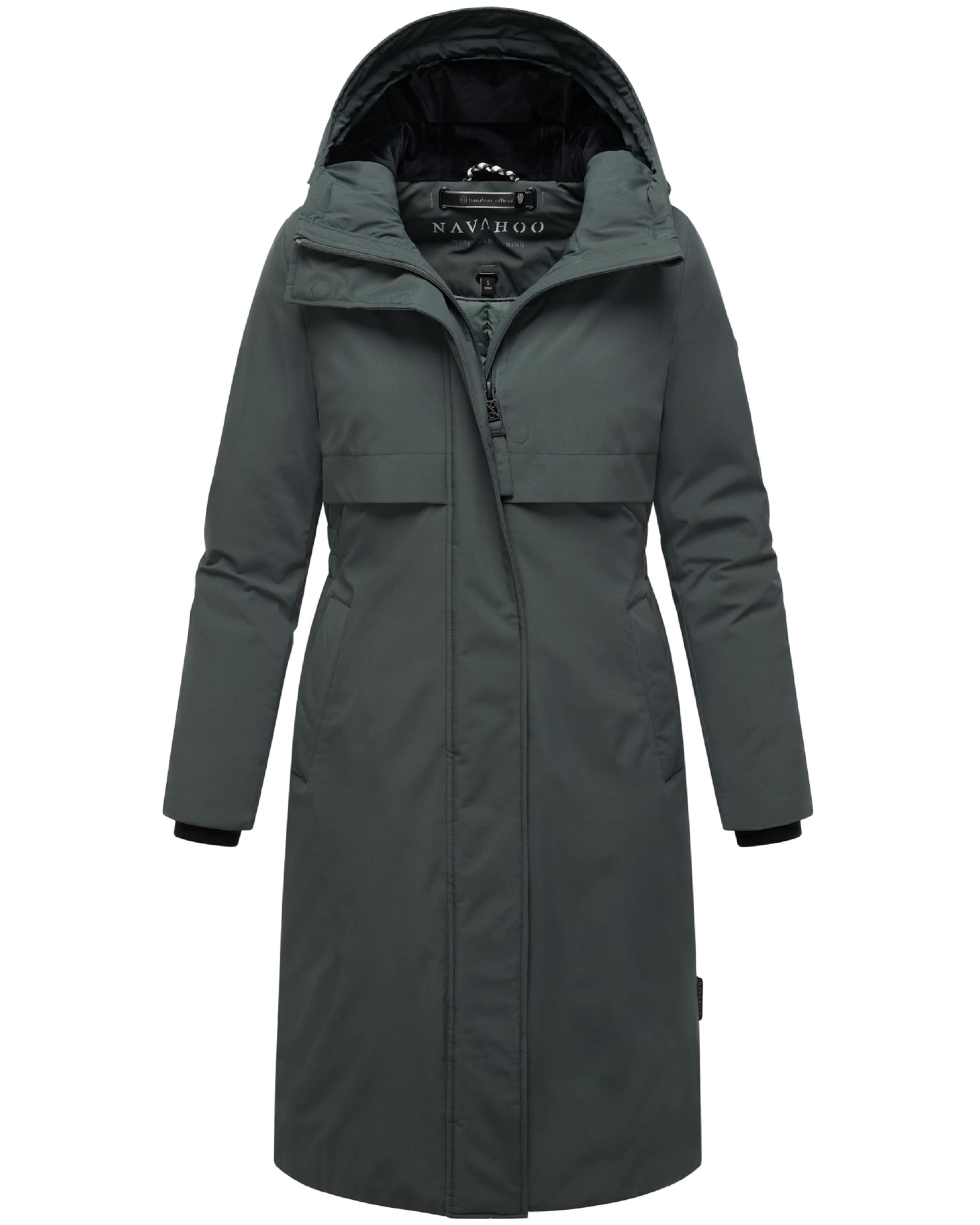 NAVAHOO Wintermantel 'Eismelodie 14' in Grün