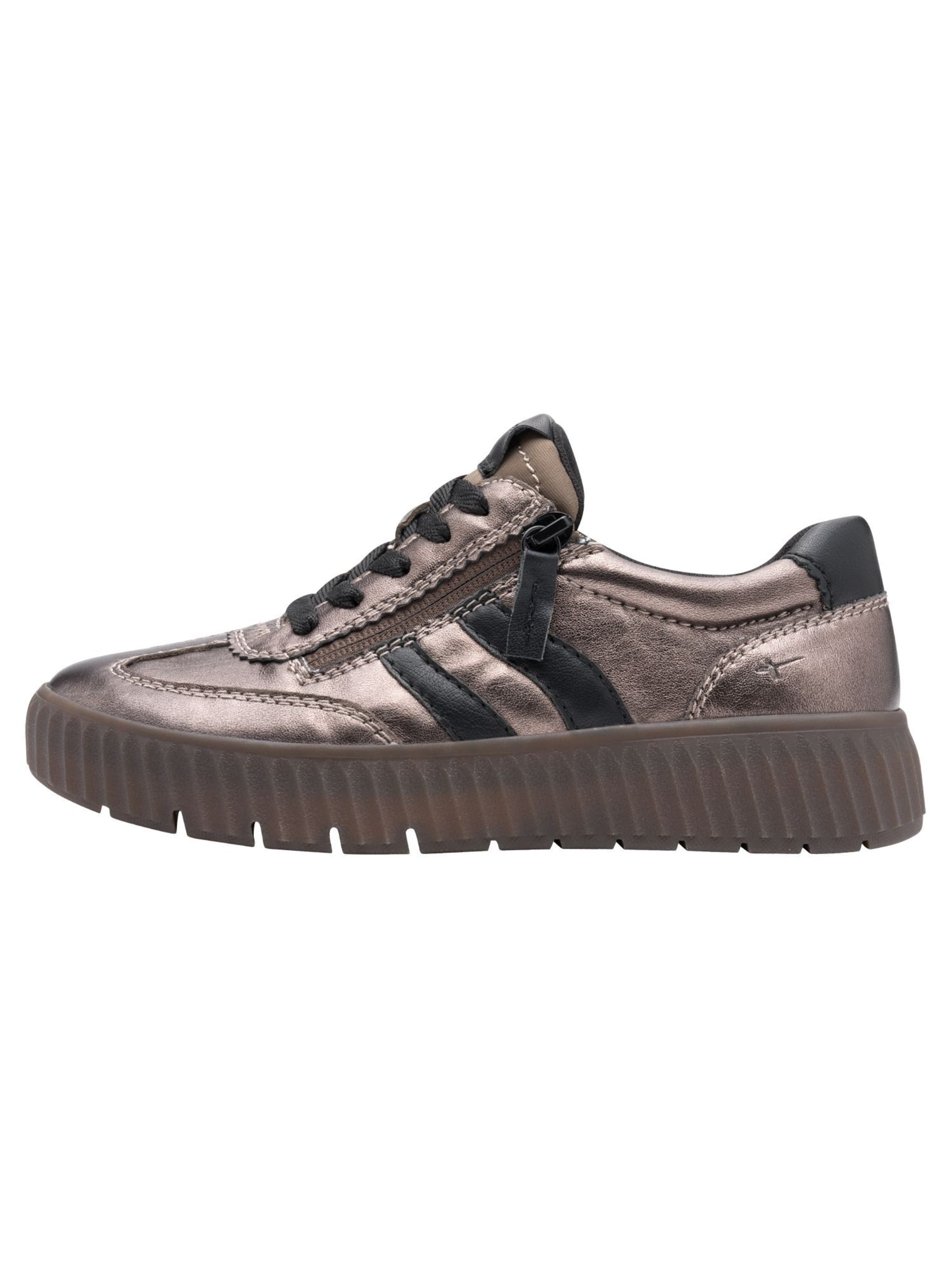 Tamaris Platform trainers in Gold