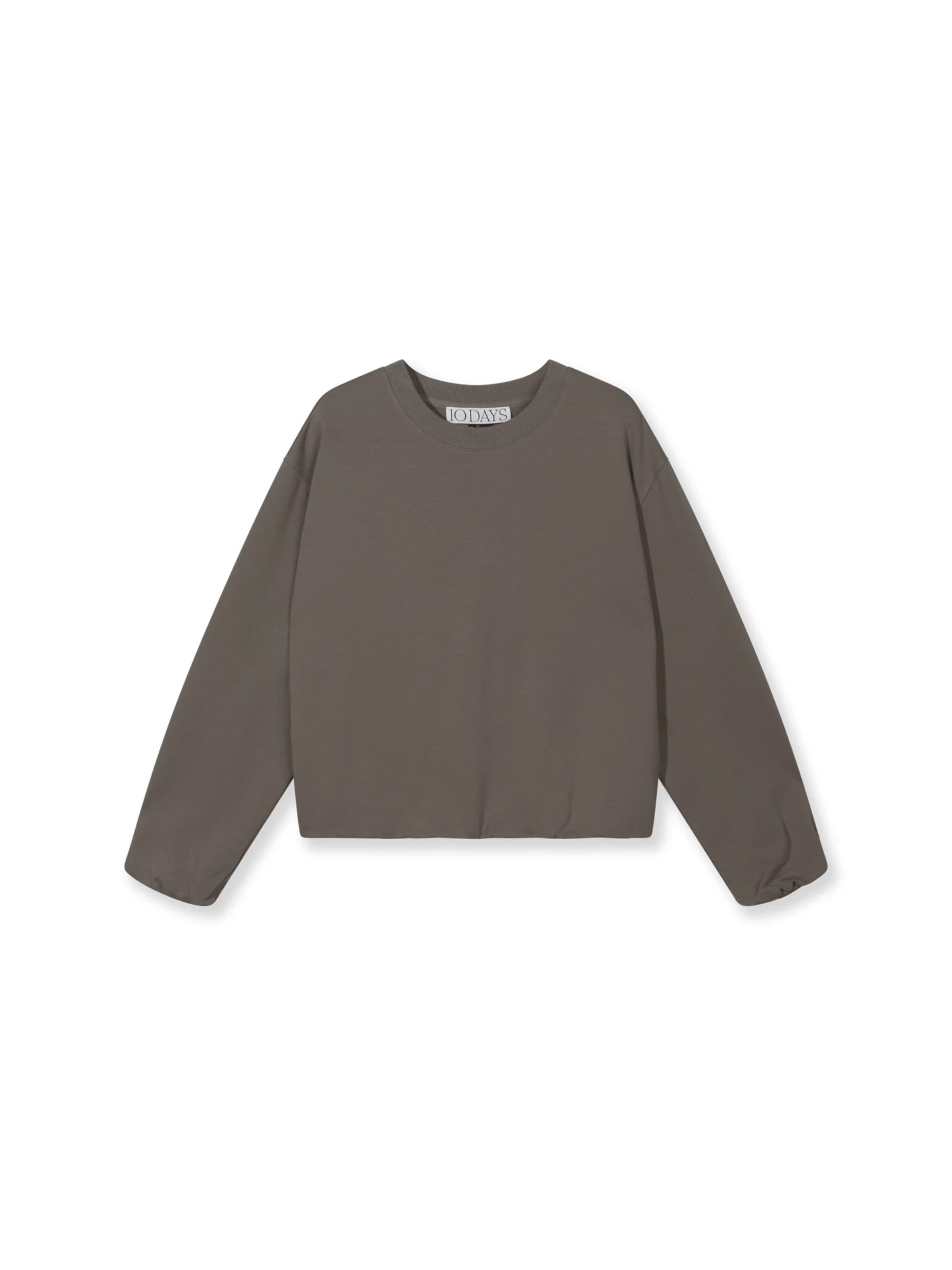 10Days Sweater in Grey: front