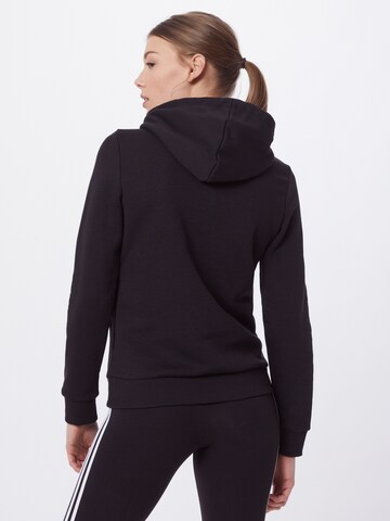 ADIDAS SPORTSWEAR Αθλητική μπλούζα φούτερ 'Essentials Logo Fleece' σε μαύρο