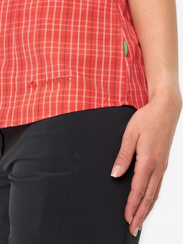 VAUDE Multifunctionele blouse 'Tacun II' in Rood