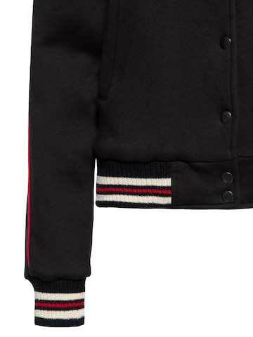 Queen Kerosin Between-Season Jacket 'Q' in Black