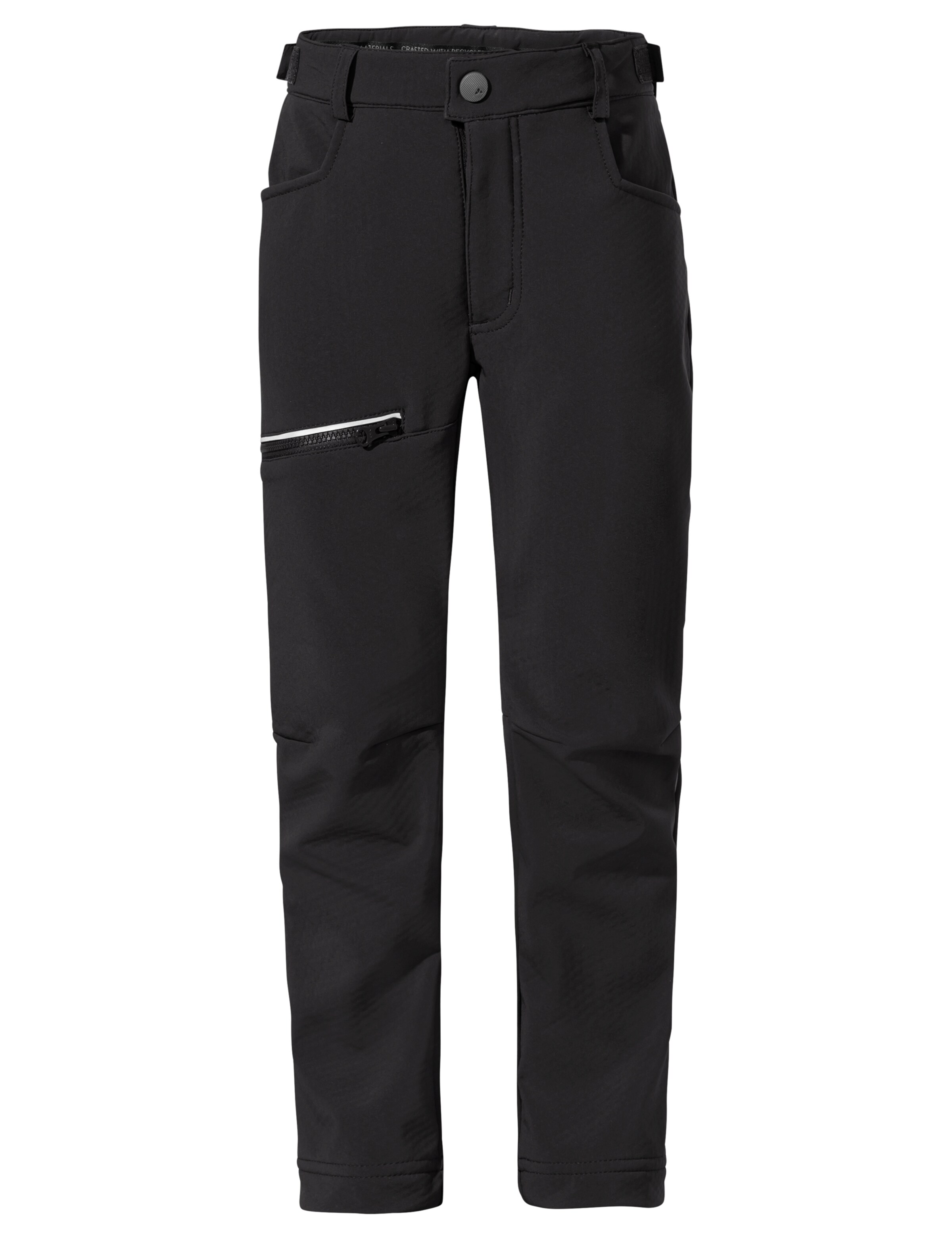 VAUDE Regular Outdoor trousers 'Qimsa' in Black: front