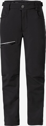 VAUDE Regular Outdoor broek 'Qimsa' in Zwart: voorkant