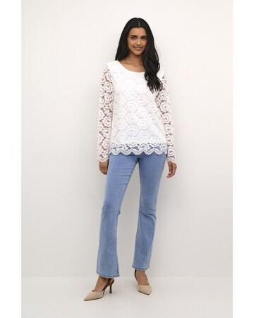 Cream Blouse 'Tinu' in White