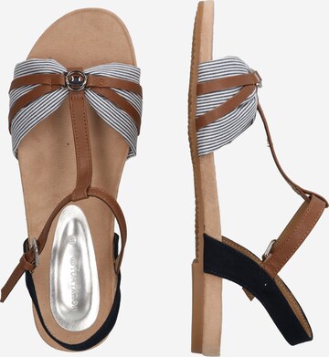 TOM TAILOR Strap Sandals in Blue