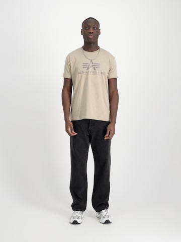 ALPHA INDUSTRIES T-shirt i beige