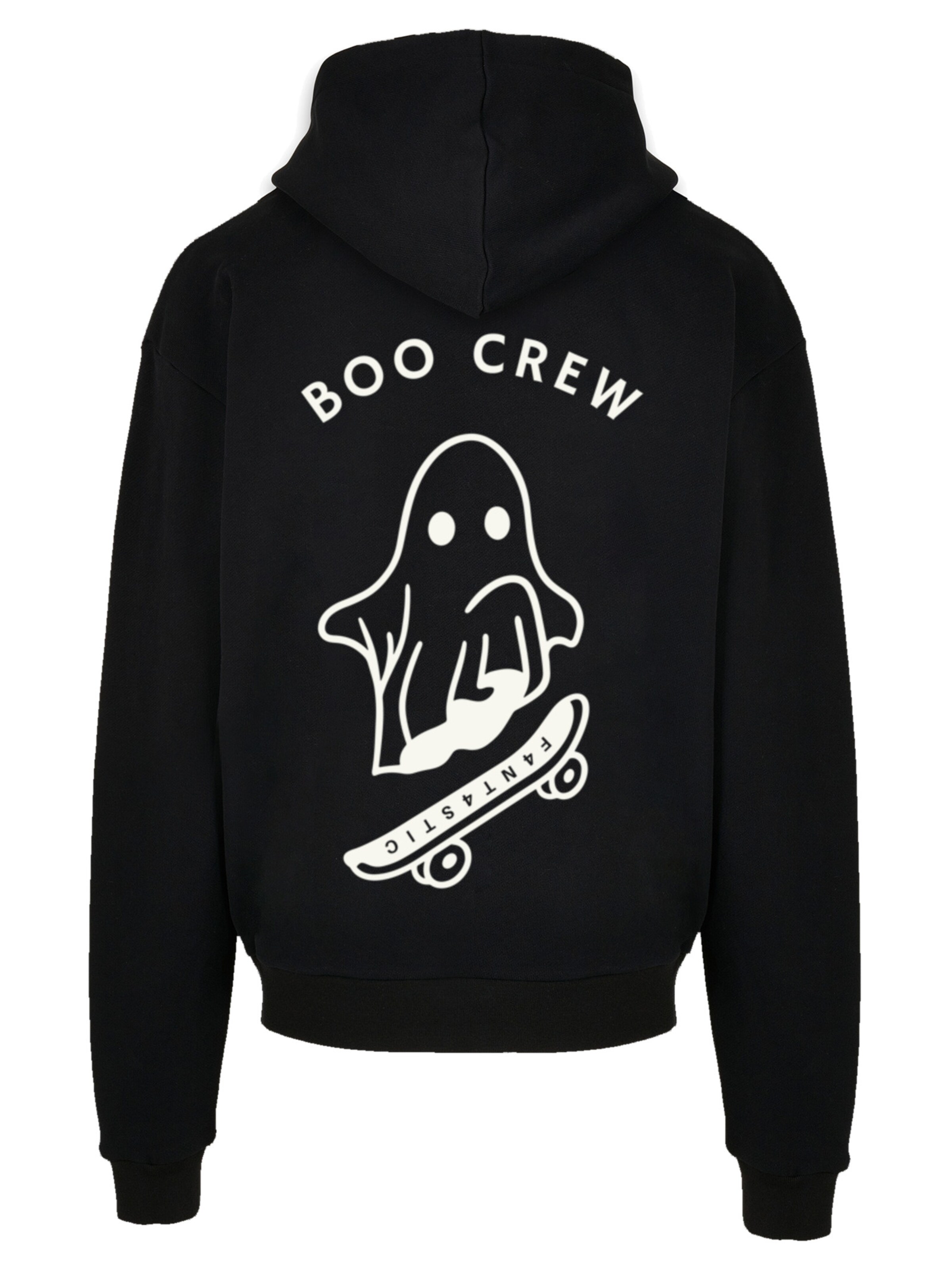 F4NT4STIC Sweatshirt 'Boo Crew Halloween' in Schwarz