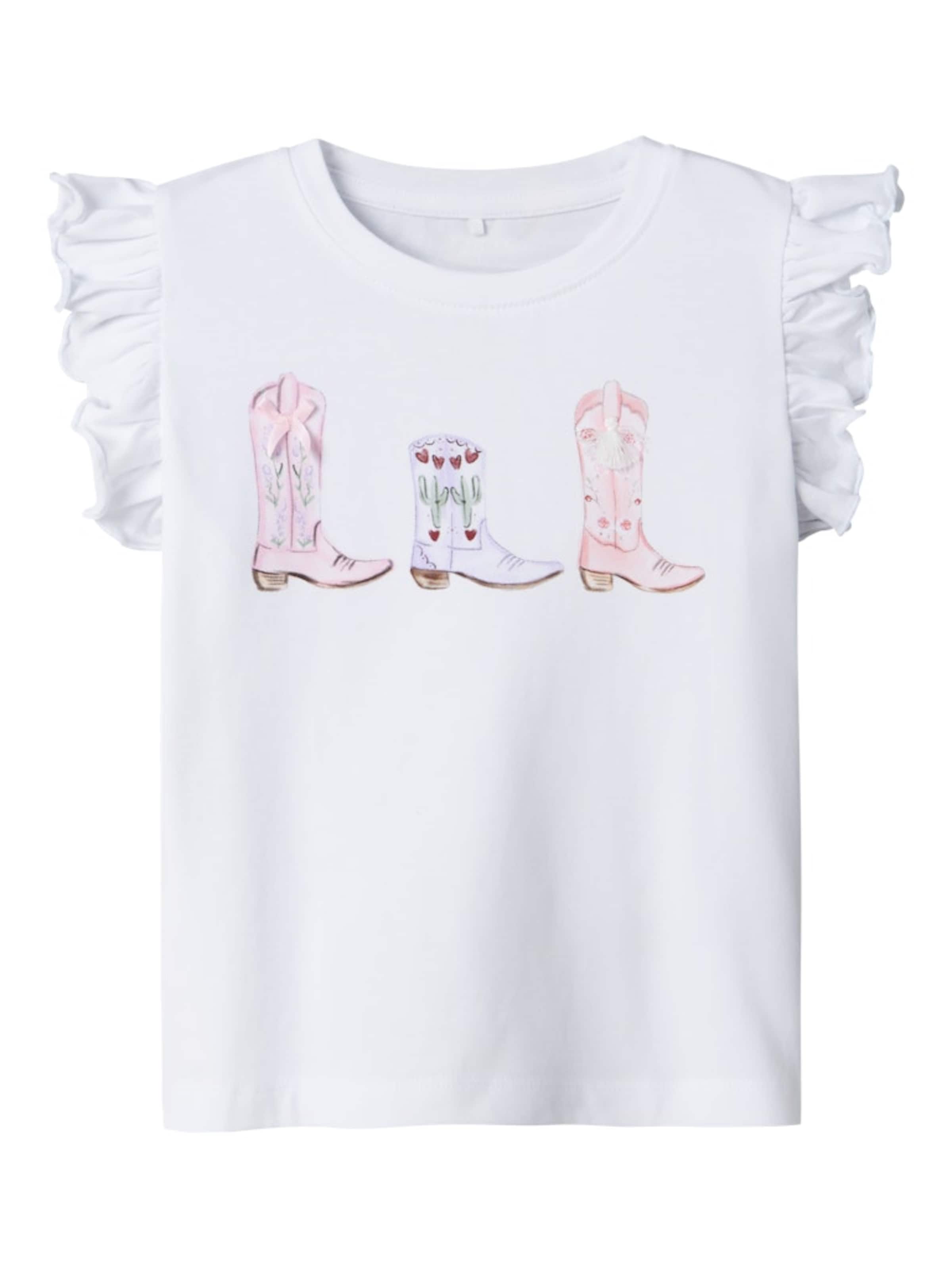 NAME IT Shirt 'NMFHadia' in White: front