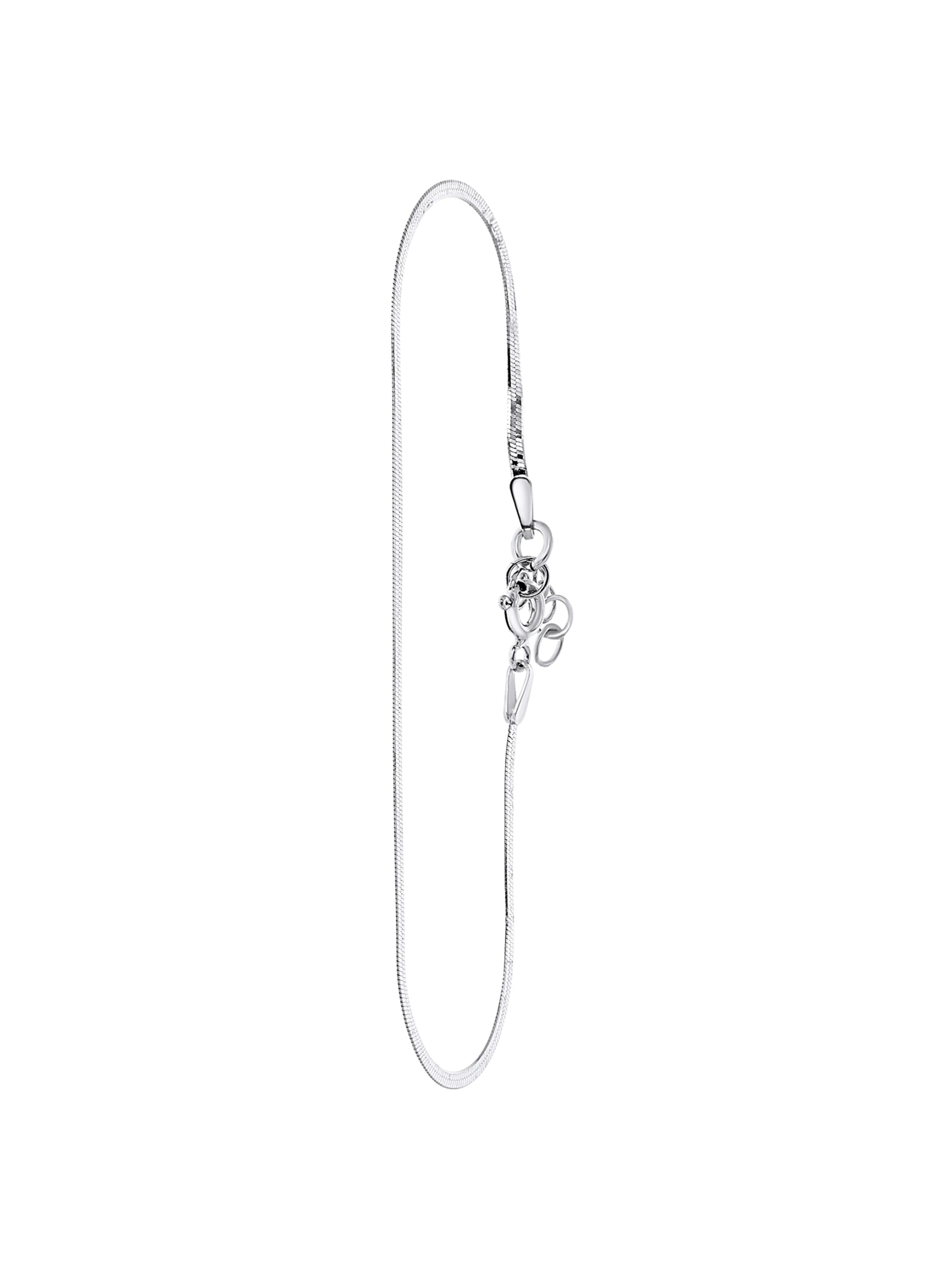 Lucardi Bracelet 'Basic' in Silver: front