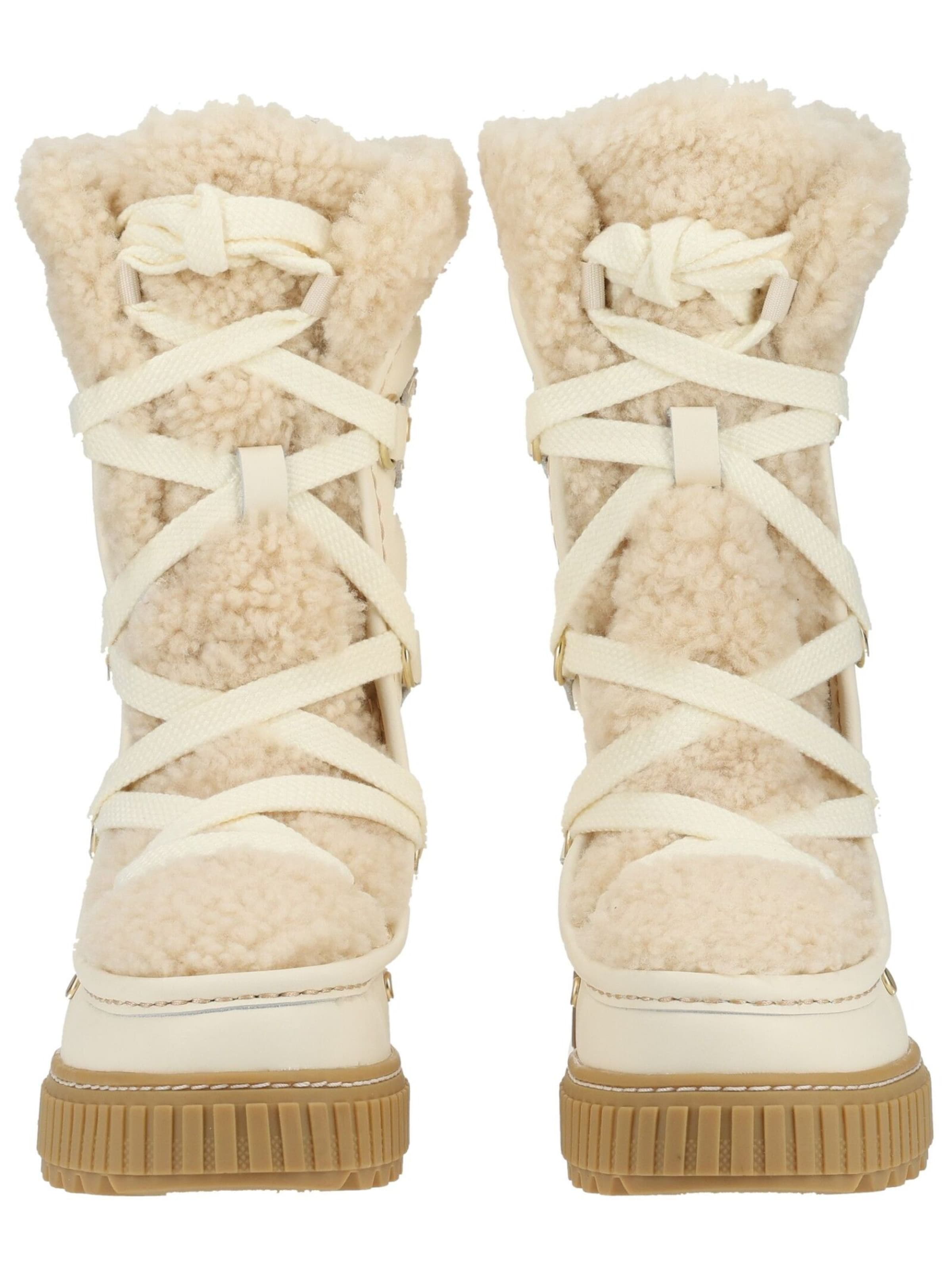 SOREL Lace-up boot in White: front