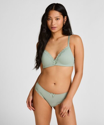 Hunkemöller String 'Lola' in Groen: voorkant