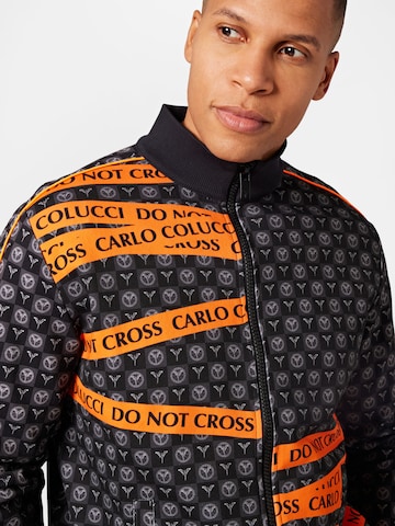 Carlo Colucci Sweatjacke in Schwarz