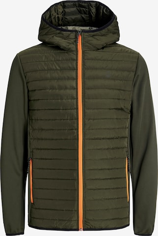 Giacca di mezza stagione di Jack & Jones Plus in verde: frontale