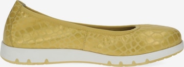 CAPRICE Ballet Flats in Yellow