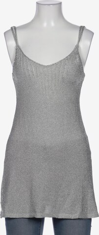 TOPSHOP Bluse S in Silber: predná strana