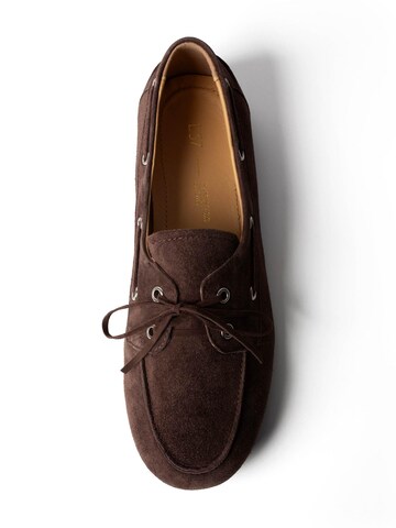 L37 HANDMADE SHOES Mocassins 'SLOW LIFE' in Bruin