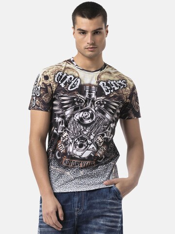 CIPO & BAXX Shirt 'CT820' in Black: front