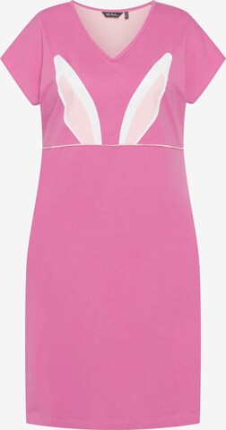 Chemise de nuit Ulla Popken en rose : devant