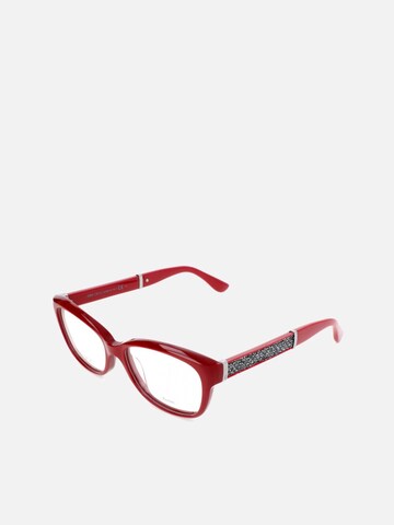 JIMMY CHOO Sonnenbrille 'Jimmy Choo JC178 Burgundy glitter burgundy 51/15/140 WOMAN Eyewear Frame'‌‌‌‌‌‌‌‌‌ in Rot: Vorderseite