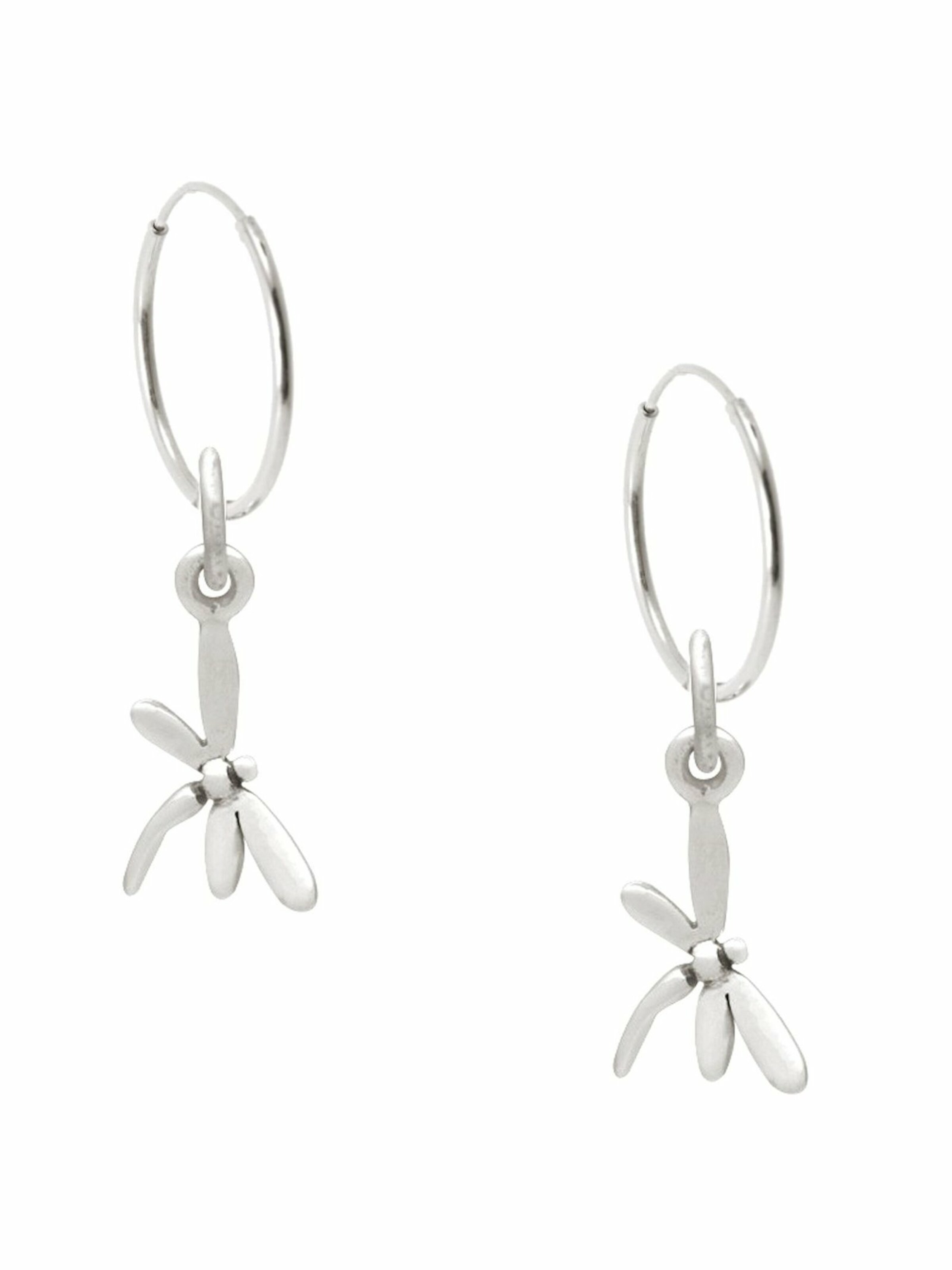 Gemshine Earrings 'Libelle' in Silver
