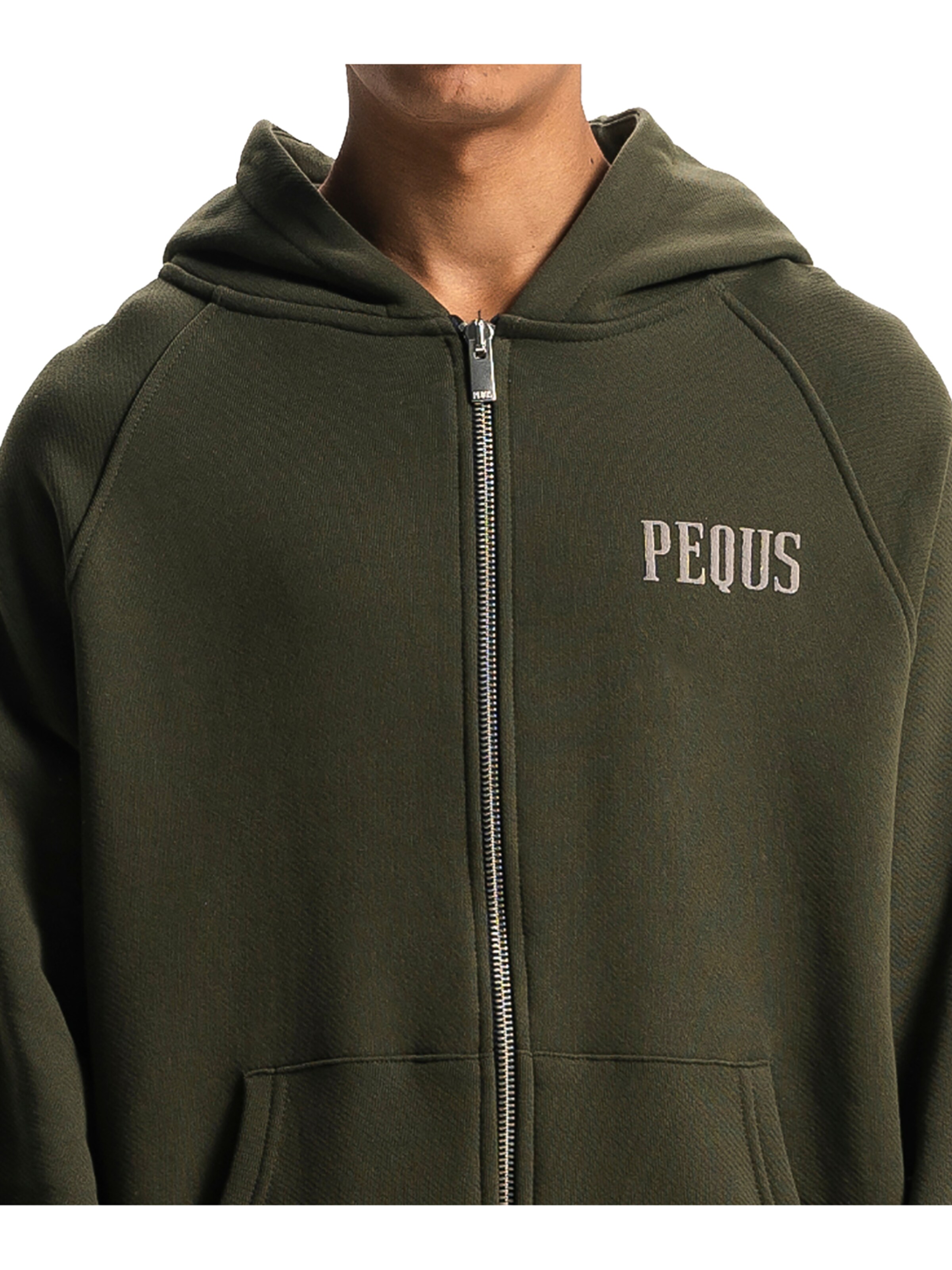 Pequs Sweatjacke 'Back'‌‌‌‌‌‌‌‌‌‌ in Grün