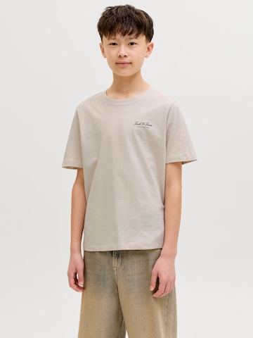 Jack & Jones Junior Футболка 'JJEArchive' в Бежевый: спереди