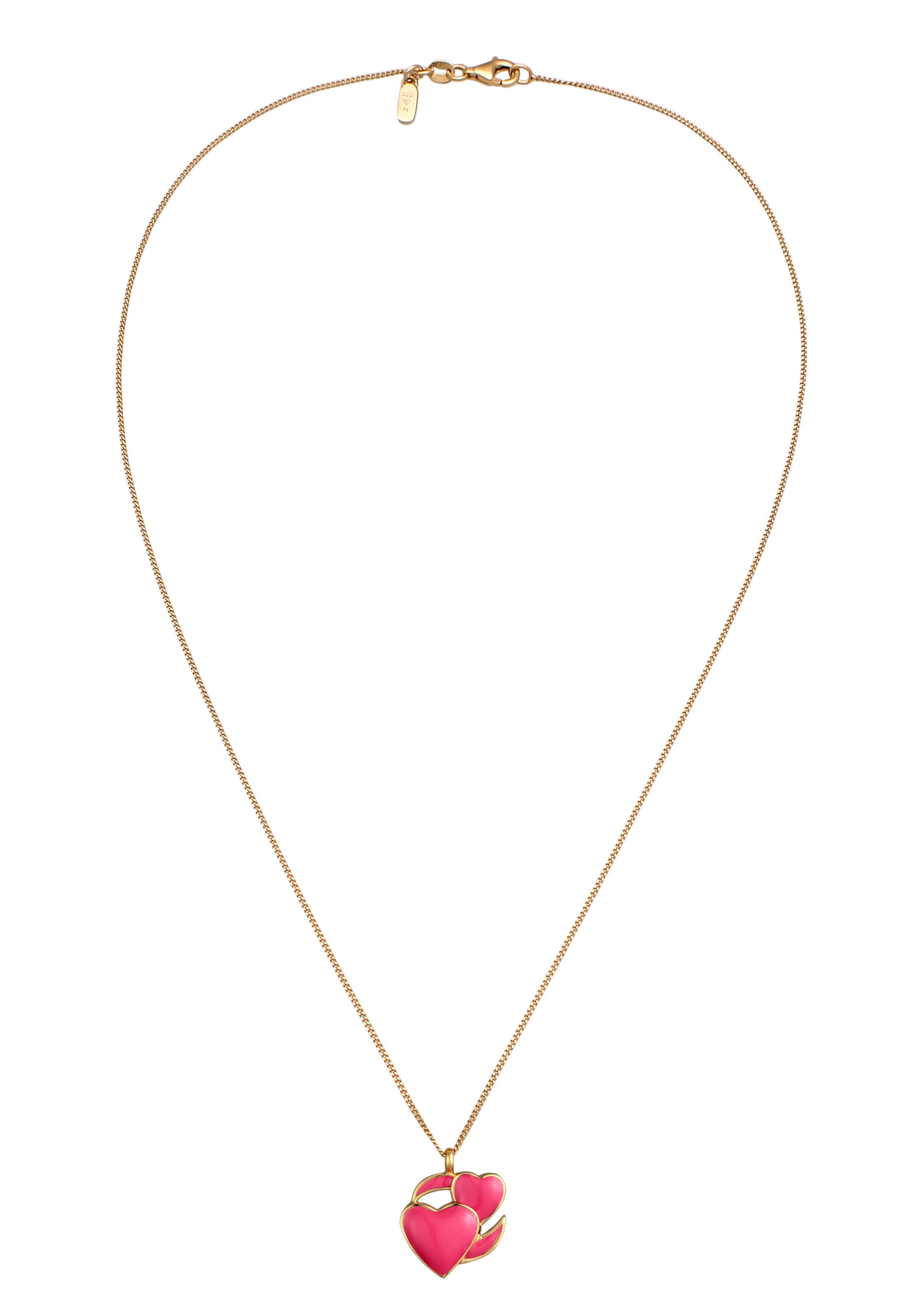 ELLI Kette in Pink: Vorderseite