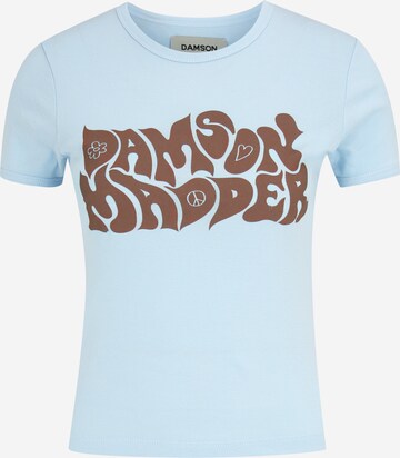 T-shirt Damson Madder en bleu : devant