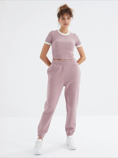 Tommy Life Sportbroek 'Jogginghose' in S in de kleur Mauve, Productweergave