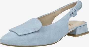 Ballerines à lanières Paul Green en bleu : devant