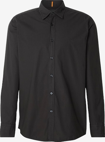 Chemise 'Relegant_6' BOSS en noir : devant