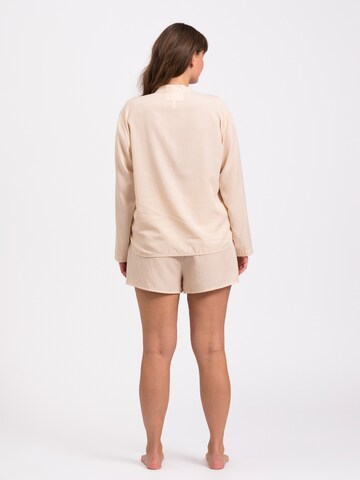 Lykkeland Atelier Pyjamashorts 'Sleep' in Beige