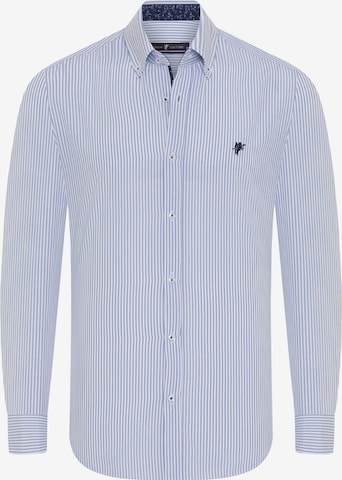 DENIM CULTURE Button Up Shirt 'DEAN' in Blue: front
