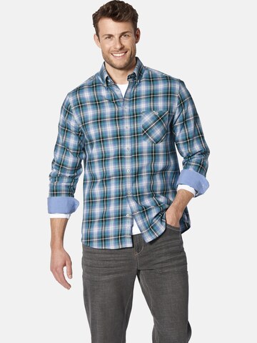 BABISTA Regular fit Overhemd 'Barbitanti' in Blauw: voorkant