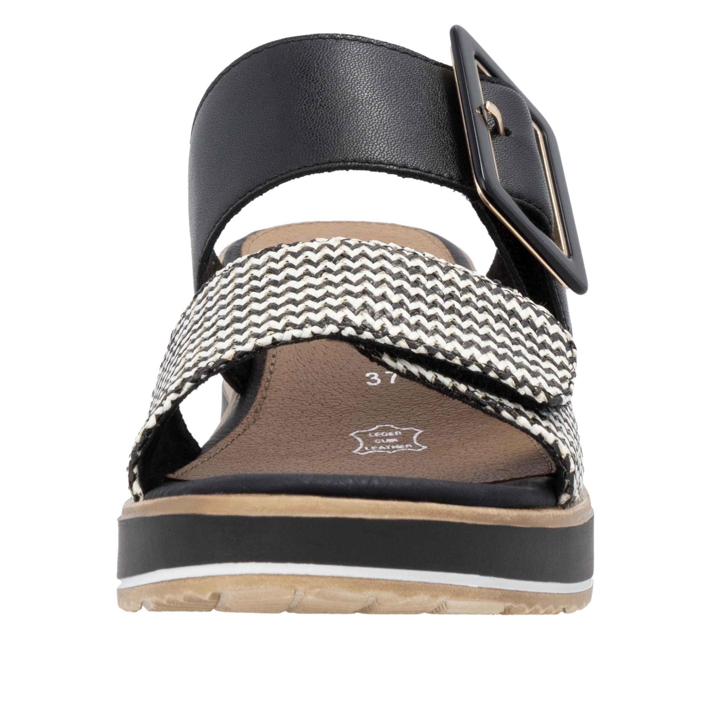 REMONTE Pantolette in Schwarz