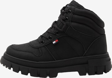 TOMMY HILFIGER Ботуши 'MICHIGAN' в черно: отпред