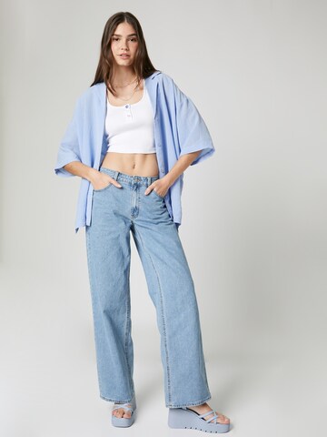 florence by mills exclusive for ABOUT YOU Wide leg Τζιν 'Daze Dreaming' σε μπλε